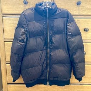 Gap Maternity Black Puffer Coat